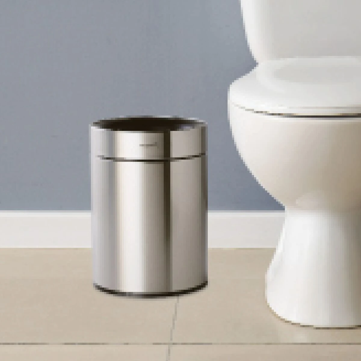 Tramontina 2.38 Gallon Stainless Steel Round Open Top Bin 1 Tramontina 2.38 Gallon Stainless Steel Round Open Top Bin