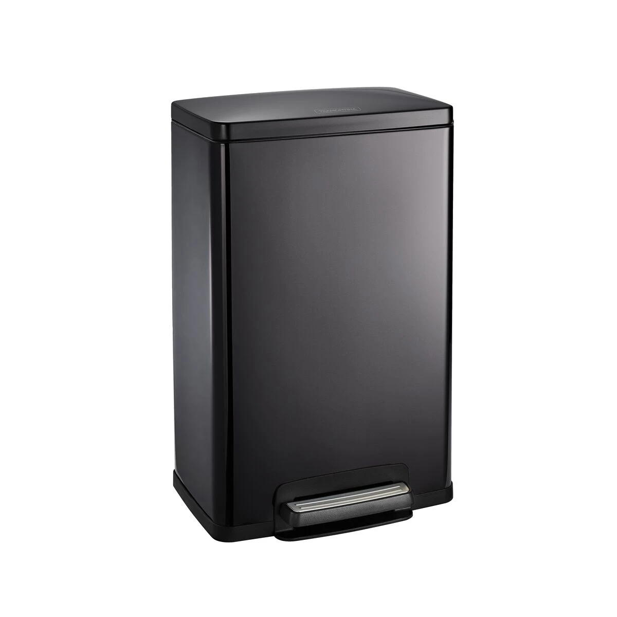 Tramontina 13 Gallon Stainless Steel Step Can With Soft Closing Lid - Charcoal Gray 2 Tramontina 13 Gallon Stainless Steel Step Can With Soft Closing Lid - Charcoal Gray - Image 2