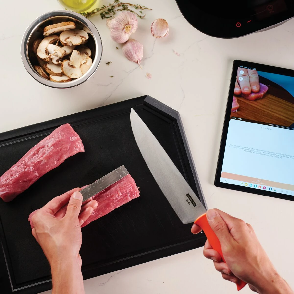 Tramontina Guru Essential Knife And Cutting Board Prep Set 1 Tramontina Guru Essential Knife And Cutting Board Prep Set