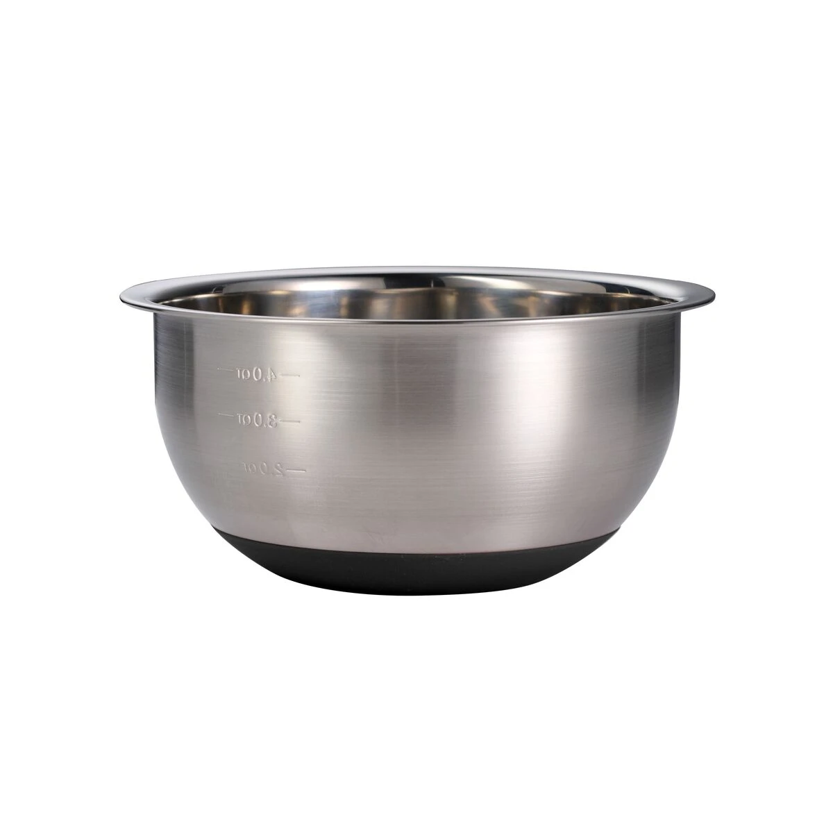 Tramontina Guru 11 Pc Stainless Steel Prep Bowl With Black Silicone Base Set 9 Tramontina Guru 11 Pc Stainless Steel Prep Bowl With Black Silicone Base Set - Image 9