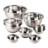 Tramontina Guru 11 Pc Stainless Steel Prep Bowl With Black Silicone Base Set